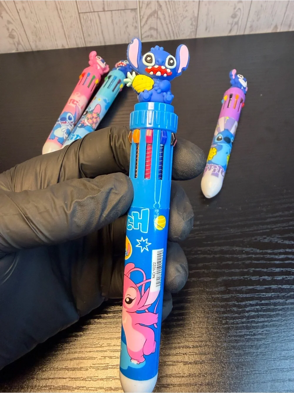 4Pcs Lilo And Stitch Character Multi-Color Retractable Pens for Kids